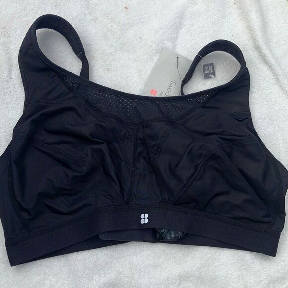 Sweaty Betty London ultra sports bra black 38DD NWT - Picture 1 of 4